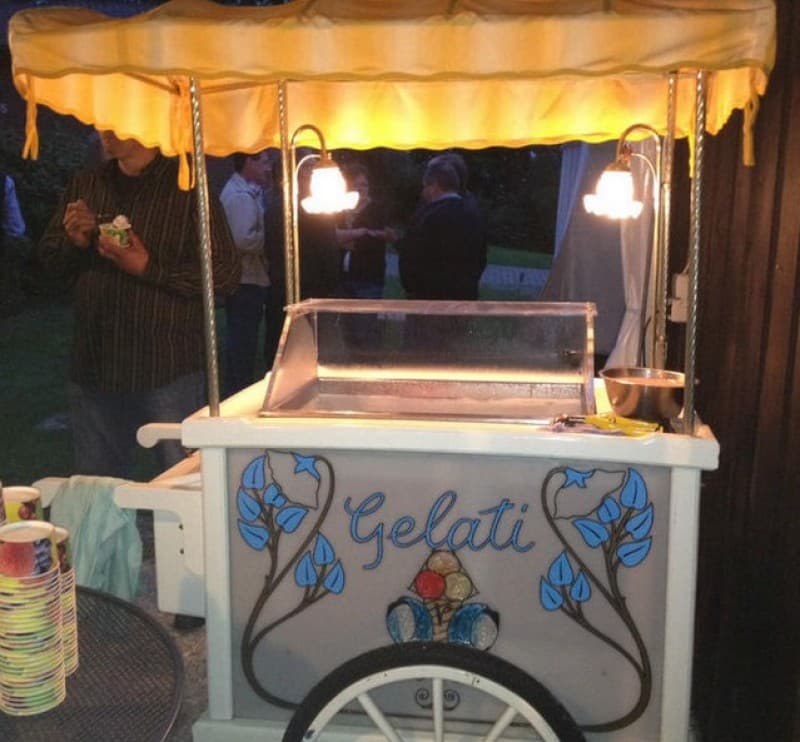nostalgischer Eiswagen / Eiskarren – 2