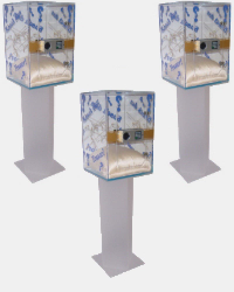 3 x Tresor Gewinnspiel/ Tresor/ Glückstresor/ Glastresor/ Gläserner Tresor – 2