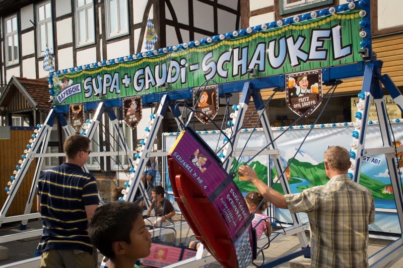 Kinder Schiffschaukel, Schiffsschaukel, Nostalgie Kinderkarussell SUPA GAUDI SCHAUKEL – 3