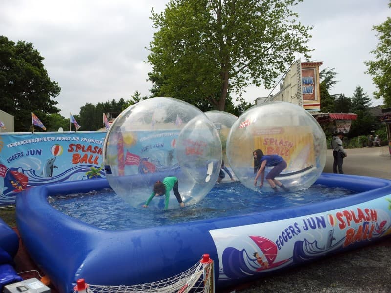 Aqua Balls / Aqua Zorbing / Wasserball Arena / Water-Walking Balls inkl. 1 Eventbetreuer + Pool 6 x – 5