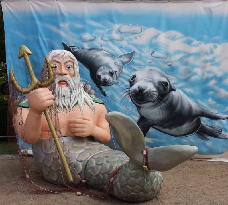 Neptun  , Hafenfest , Maritimes Fest , Maritime Dekoration – 2