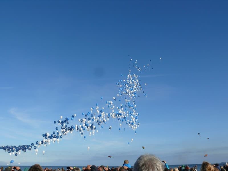 Ballon Massenstart , Luftdekoration , Ballonmassenstart , Werbeballon , Heliumballon – 3