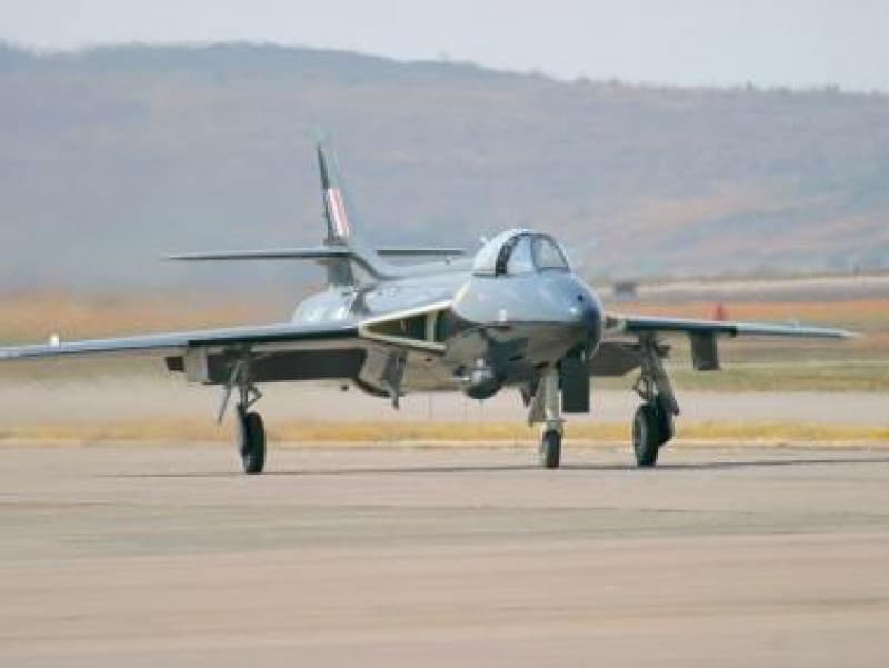 Hawker Hunter Kampfjet-Flug in Kapstadt, Südafrika – 2