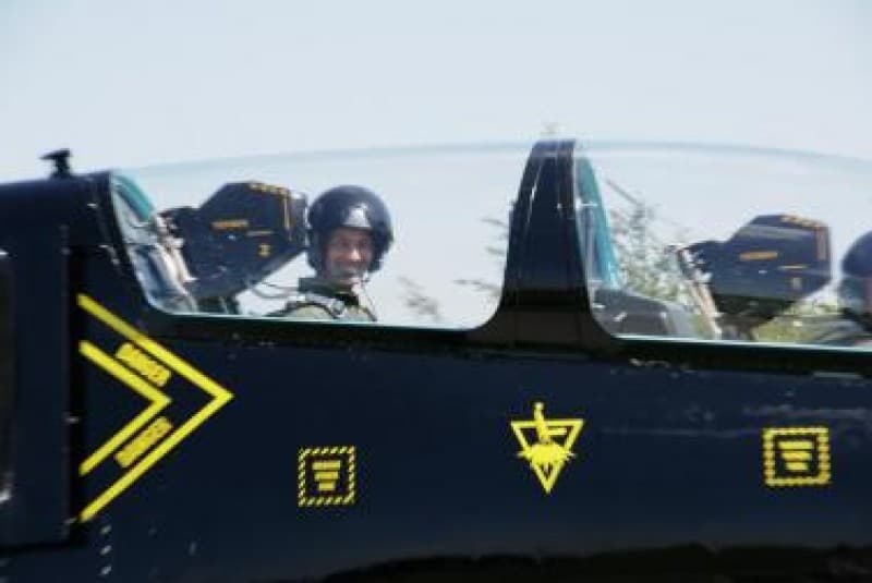 Kampfjet fliegen in Pilsen, Tschechien – 2