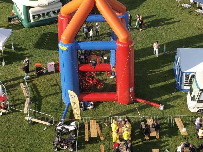 KISTEN-KLETTERN im sicheren Action Tower 8x8x10 Meter inkl. 2 x Personal – 3