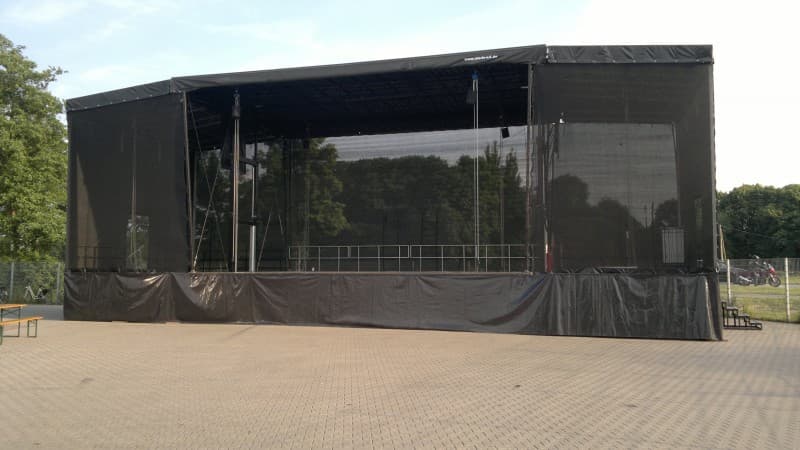 Mobile Show - Bühne 80m²-140m² - Bühnensystem "Smart Stage" für Stadtfest, Kundgebung, Präsentatio – 3
