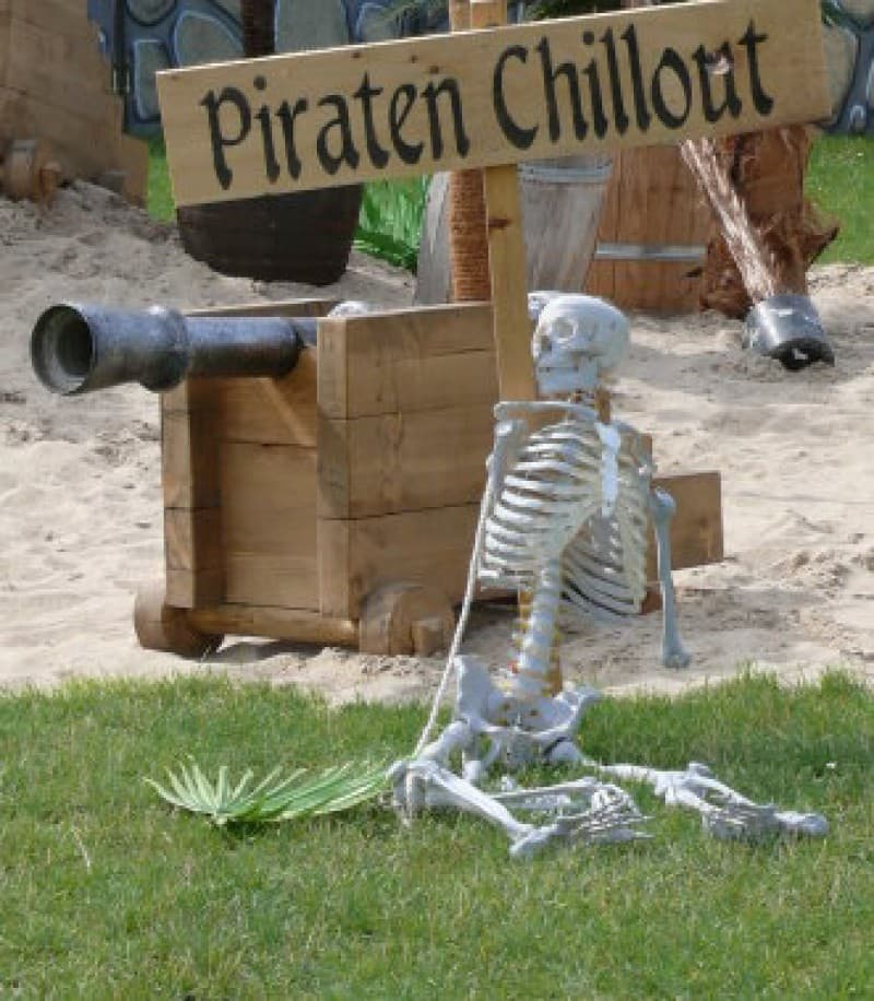 Skelett , Piraten Dekoration , Halloween Dekoration – 3