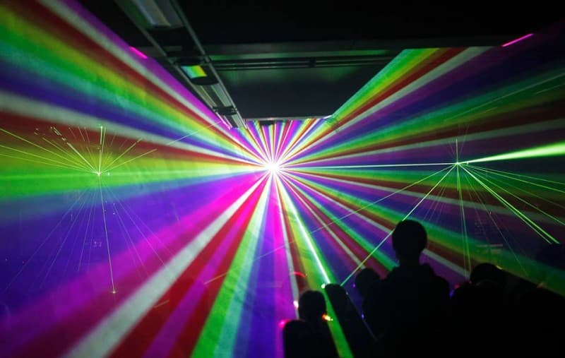 Showlaser, Laseranlagen bis zu 16 Watt....