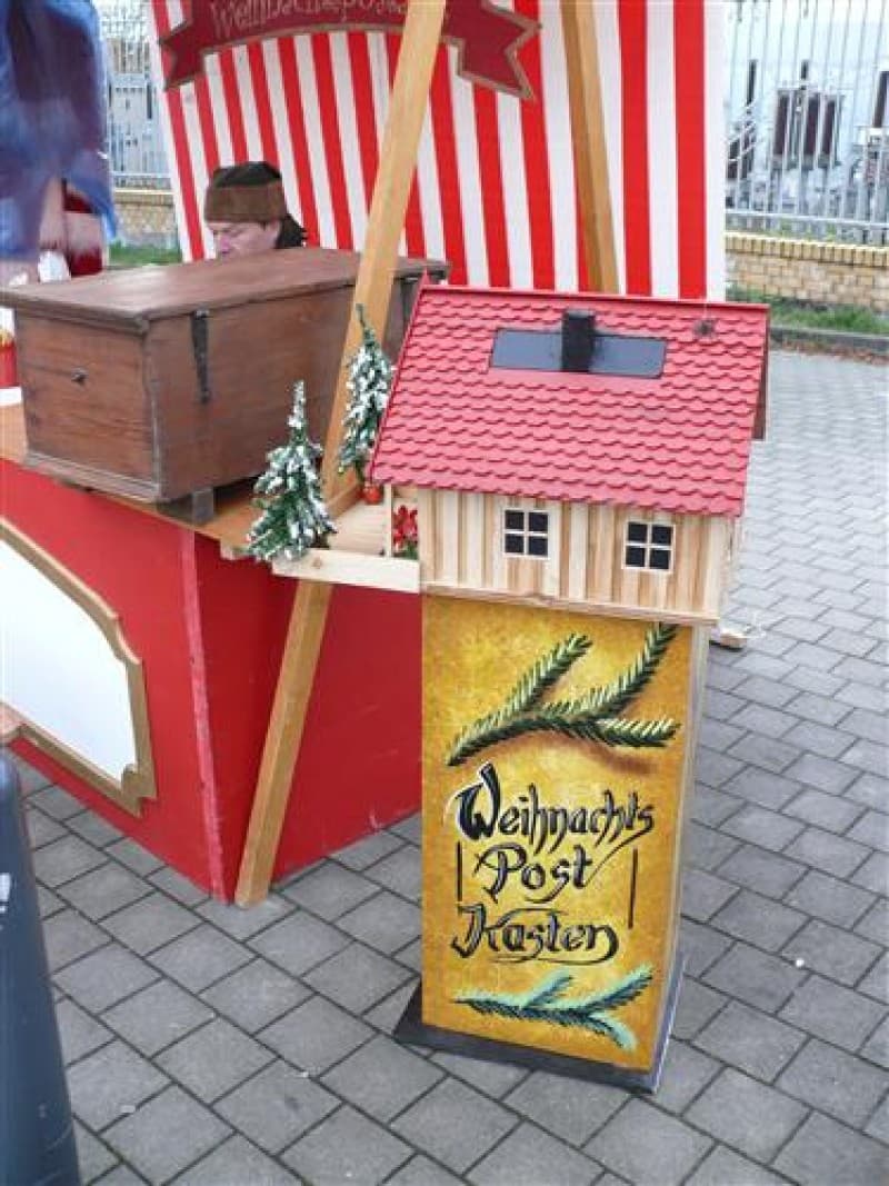 Wunschbriefkasten Weihnachten , Wunschzettel Briefkasten , Weihnachtsmann Postamt – 2