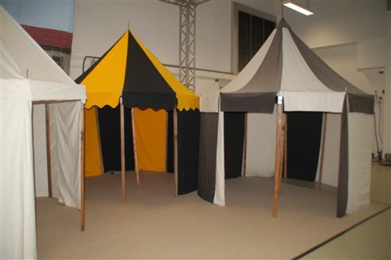 Zelt Mittelalter bunt – 3