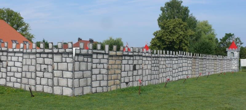 Burganlage Burgkulisse , Mittelalter Dekoration – 5