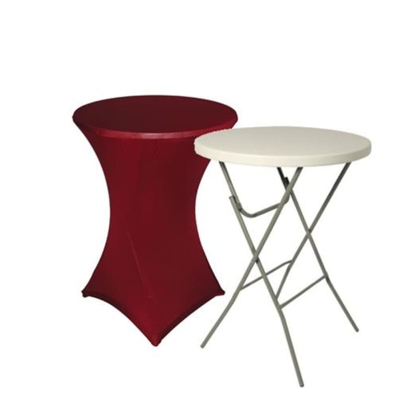 Stehtisch XXL  Bistrotisch  Ø 80cm  inkl. Husse – 3