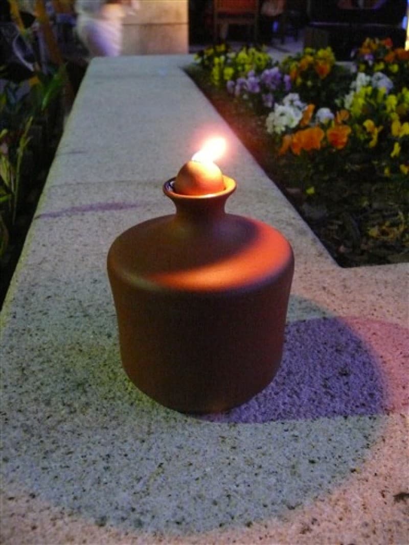 Öllichter Terrakotta , Tisch Dekoration – 2