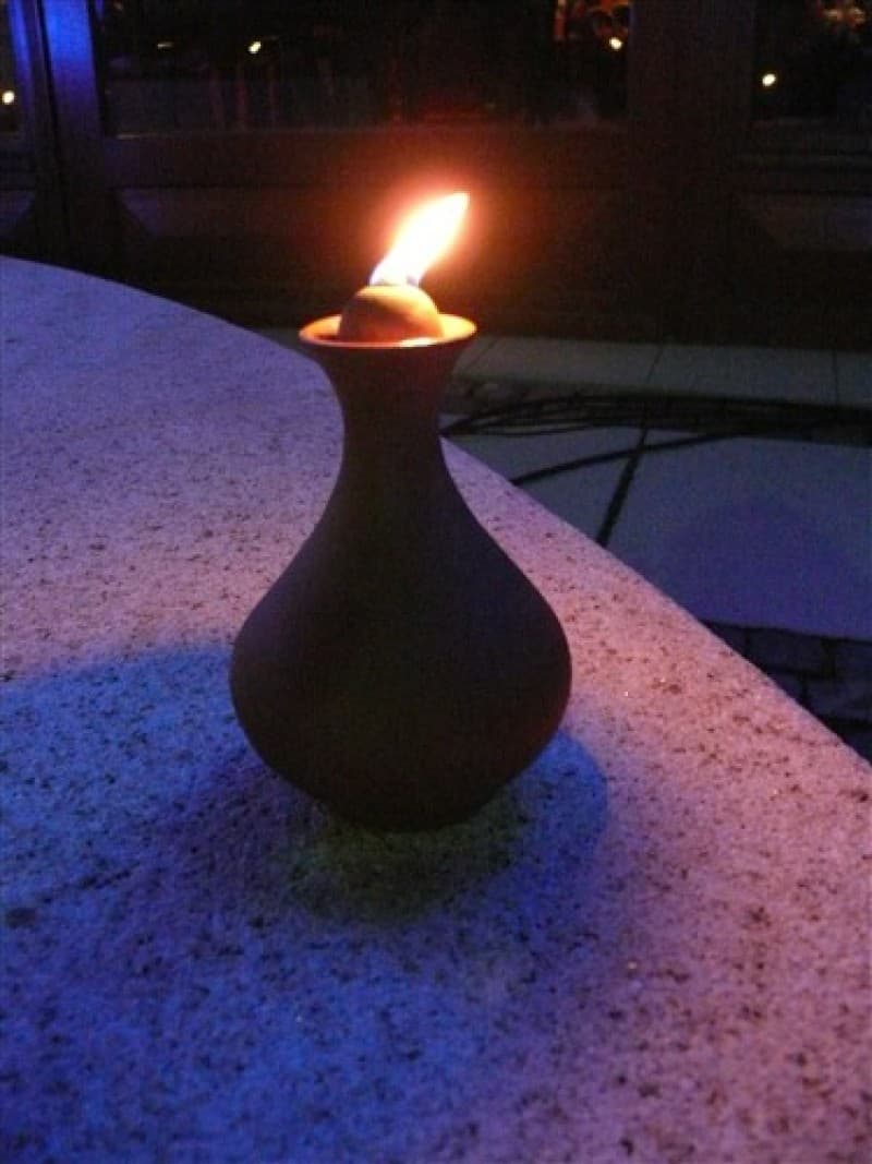Öllichter Terrakotta , Tisch Dekoration – 3