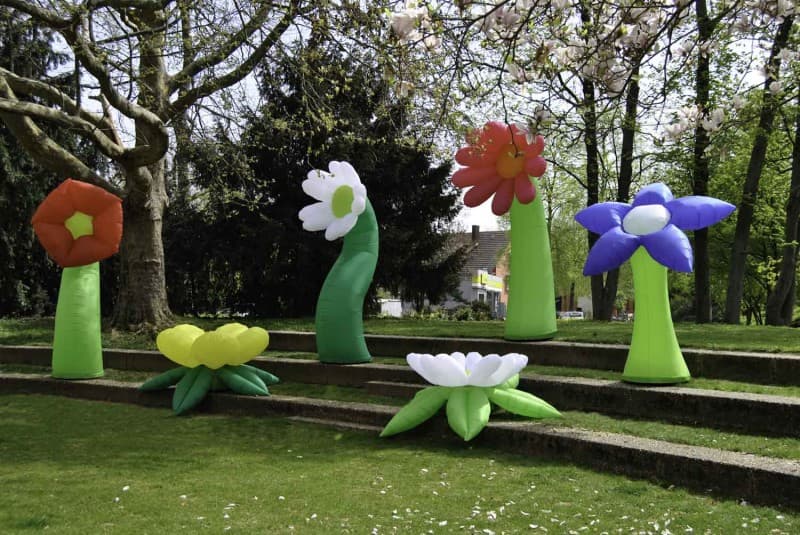 Airflower / Riesenblume / Deko Blume / aufblasbare Blume