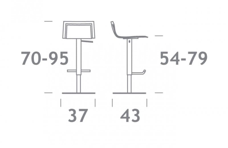Barhocker Thin ArtNr. 7429 – 3