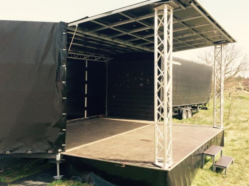 5x4m Mobile Bühne / Trailer Bühne / Bühnenwagen – 3