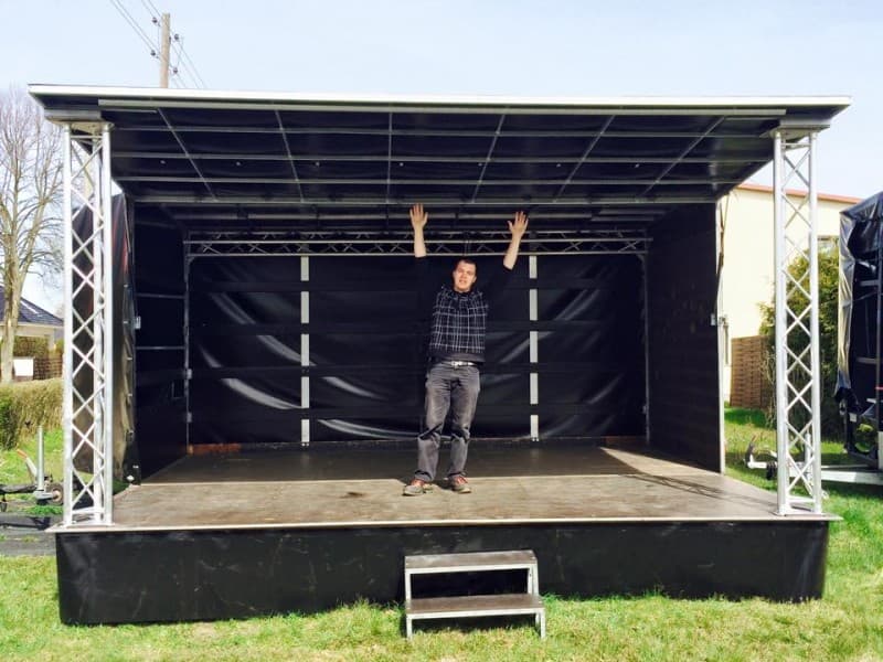 5x4m Mobile Bühne / Trailer Bühne / Bühnenwagen – 4