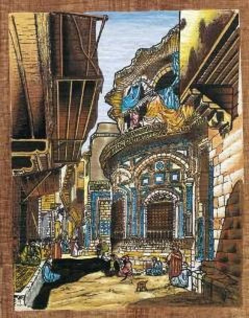 Ägyptischer Souk Kulissen, Ägypten, Orient, orientalisch, Dekoration – 3