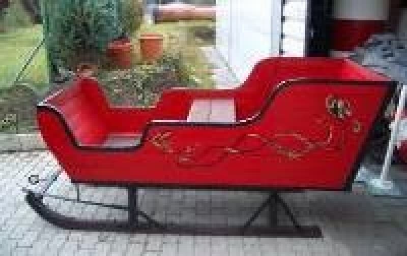 Schlitten, Pferdeaschlitten, Original &amp; Nostalgisch,  von www.ideko.de – 2