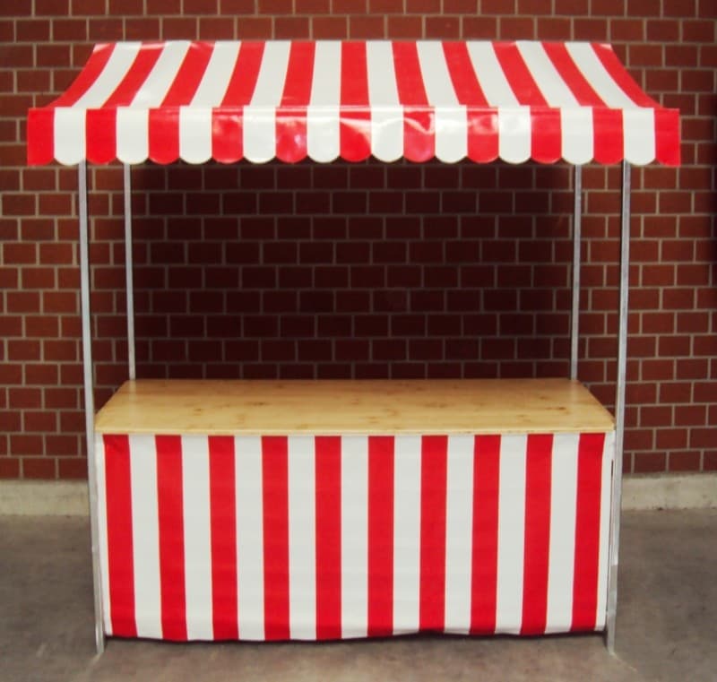 Aktionsstand / Marktstand / Messestand / Buffetstand / Theke / Infostand / Marktbude / Jahrmarkt – 2
