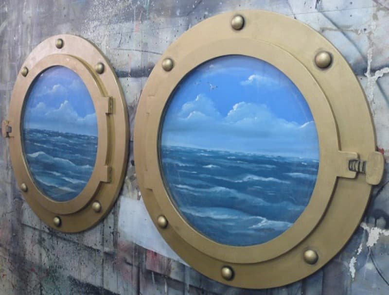 Bullauge groß , Maritime Dekoration , Schiffsdekoration – 3