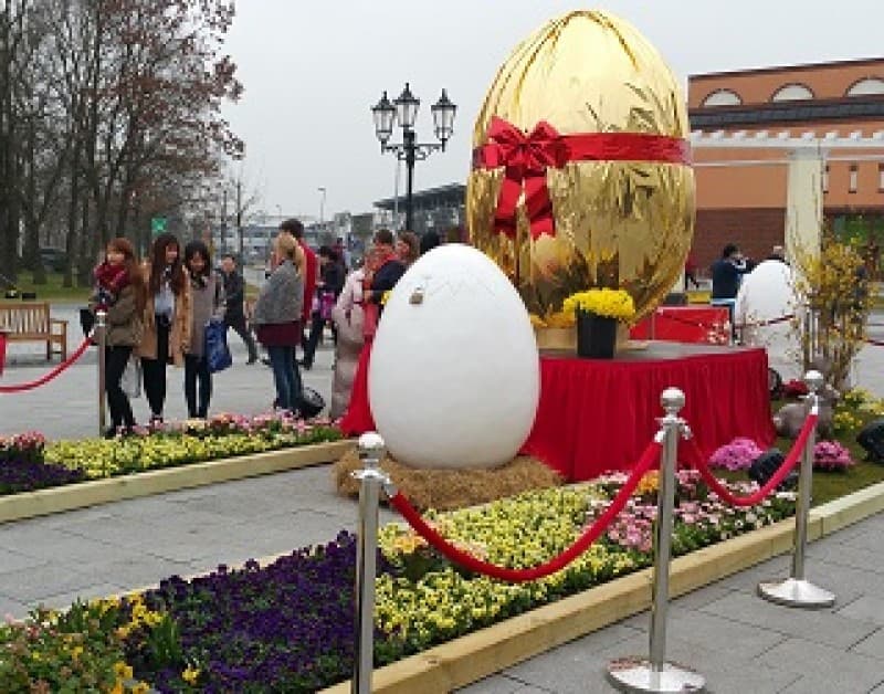 XXL Osterei, Goldenes Ei , Osterdekoration , Ostern – 2