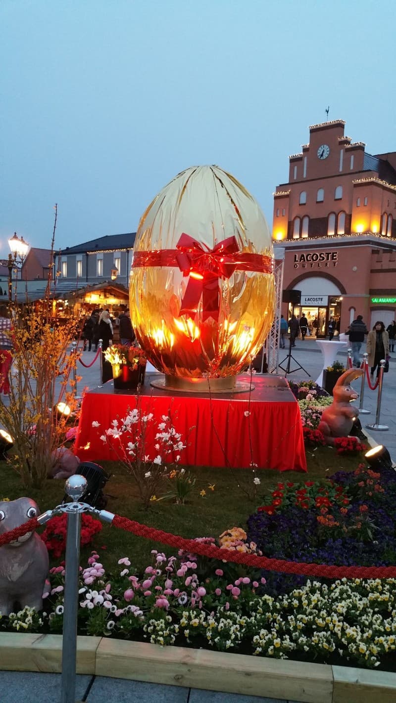 XXL Osterei, Goldenes Ei , Osterdekoration , Ostern – 3