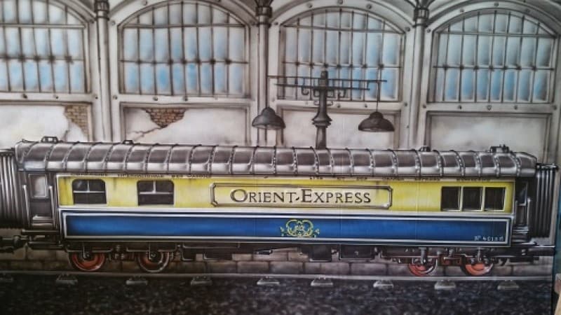 Eisenbahn Bilder, Eisenbahn Bühnenbild, Bahnhof, Orient Express – 2
