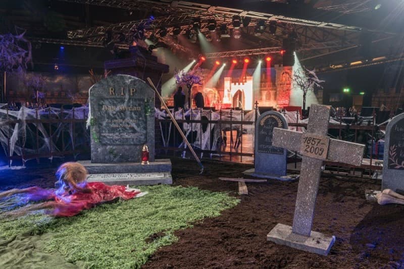 Friedhofzaun, Zaun Metall, Halloween Dekoration, Halloween, Grusel – 2