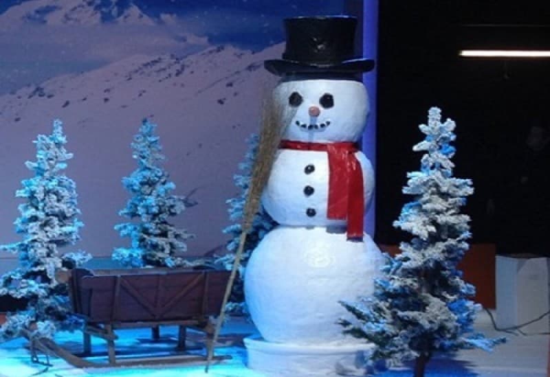Schneemann , Winterdekoration