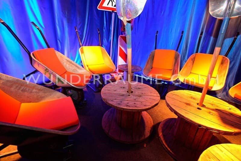 Loungetisch, Kabeltrommel – 5