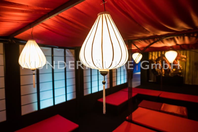 Asiatischer Lampion M, weiß – 2