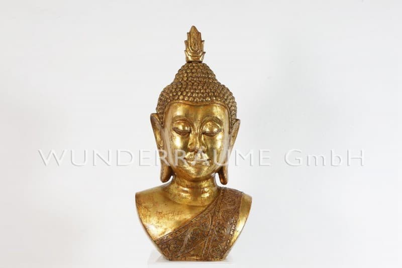 Buddha-Büste, gold