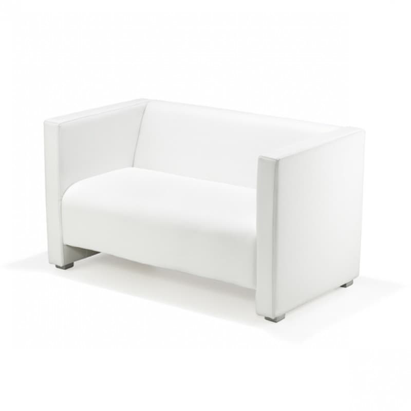 Exklusives Loungesofa mieten (Weiß) – Elegantes Business-Sofa für Messen &amp; Events