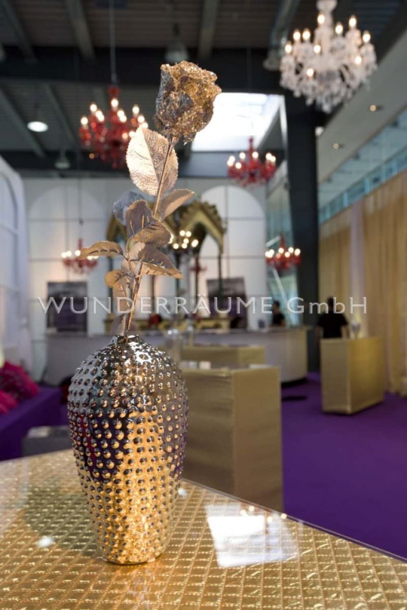 Stehtisch Glamour in silber und gold – 5