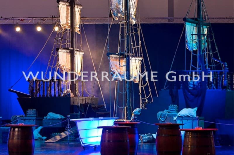 Schiff, Piratenschiff - rustikale Themendeko – 2