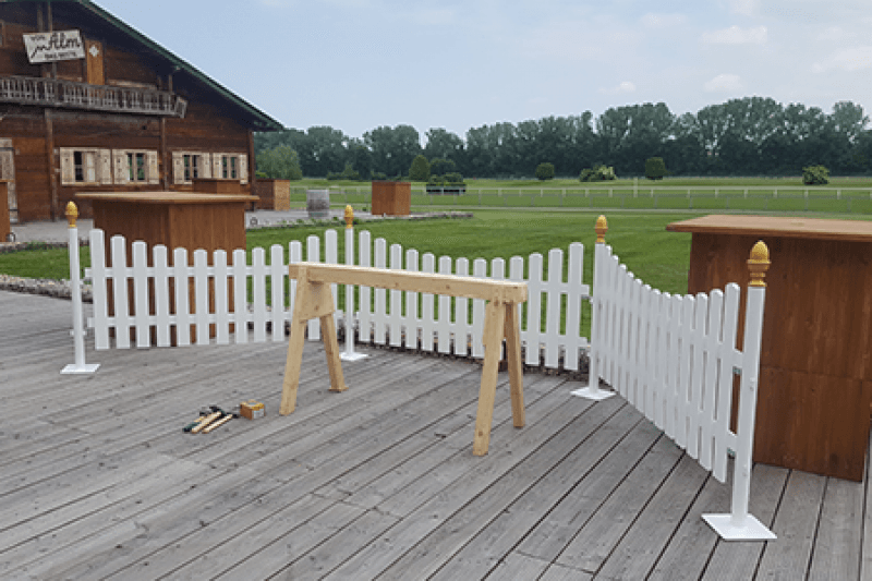 Nostalgie Zaun / Festplatzzaunanlage mieten – 2