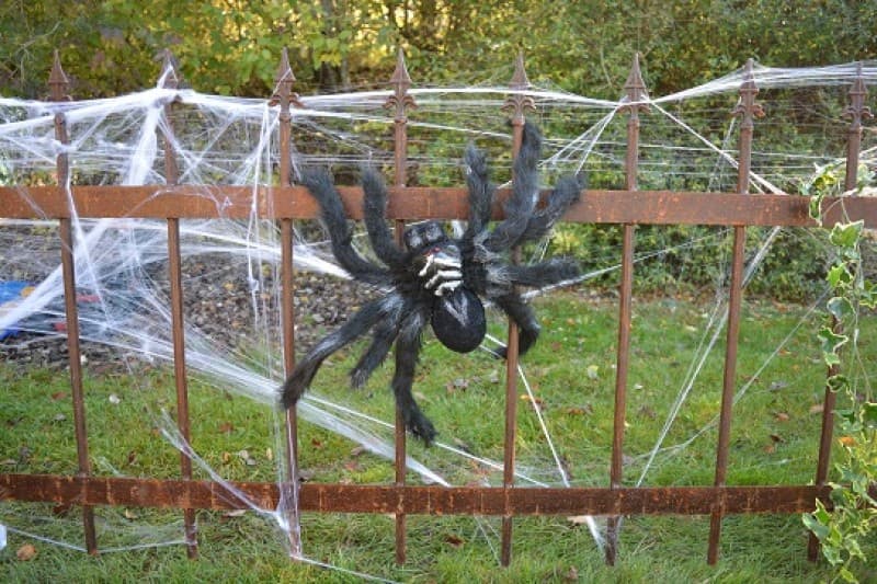 Friedhofzaun, Zaun Metall, Halloween Dekoration, Halloween, Grusel – 3