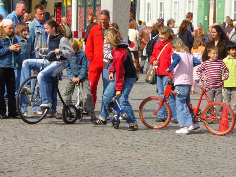 Fahrrad Parcours , Spaßräder , Verkehrtlenkrad , Kinder Hochrad ... – 4