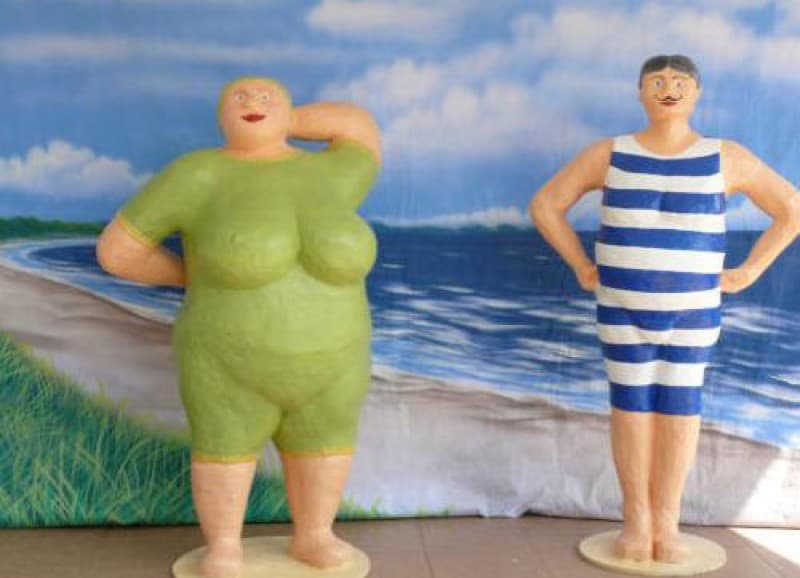 Badeleben  Ausstellung , Badekarren , historische Strandkörbe – 3