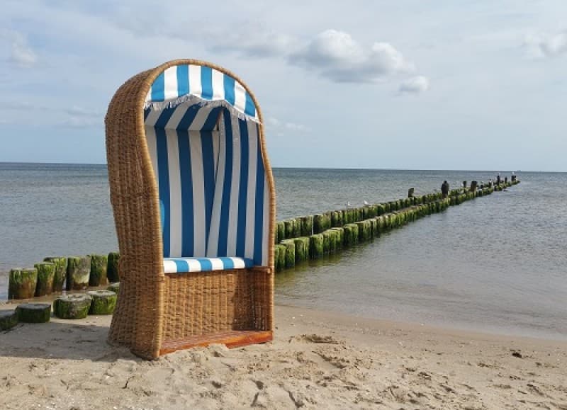 Badeleben  Ausstellung , Badekarren , historische Strandkörbe – 4