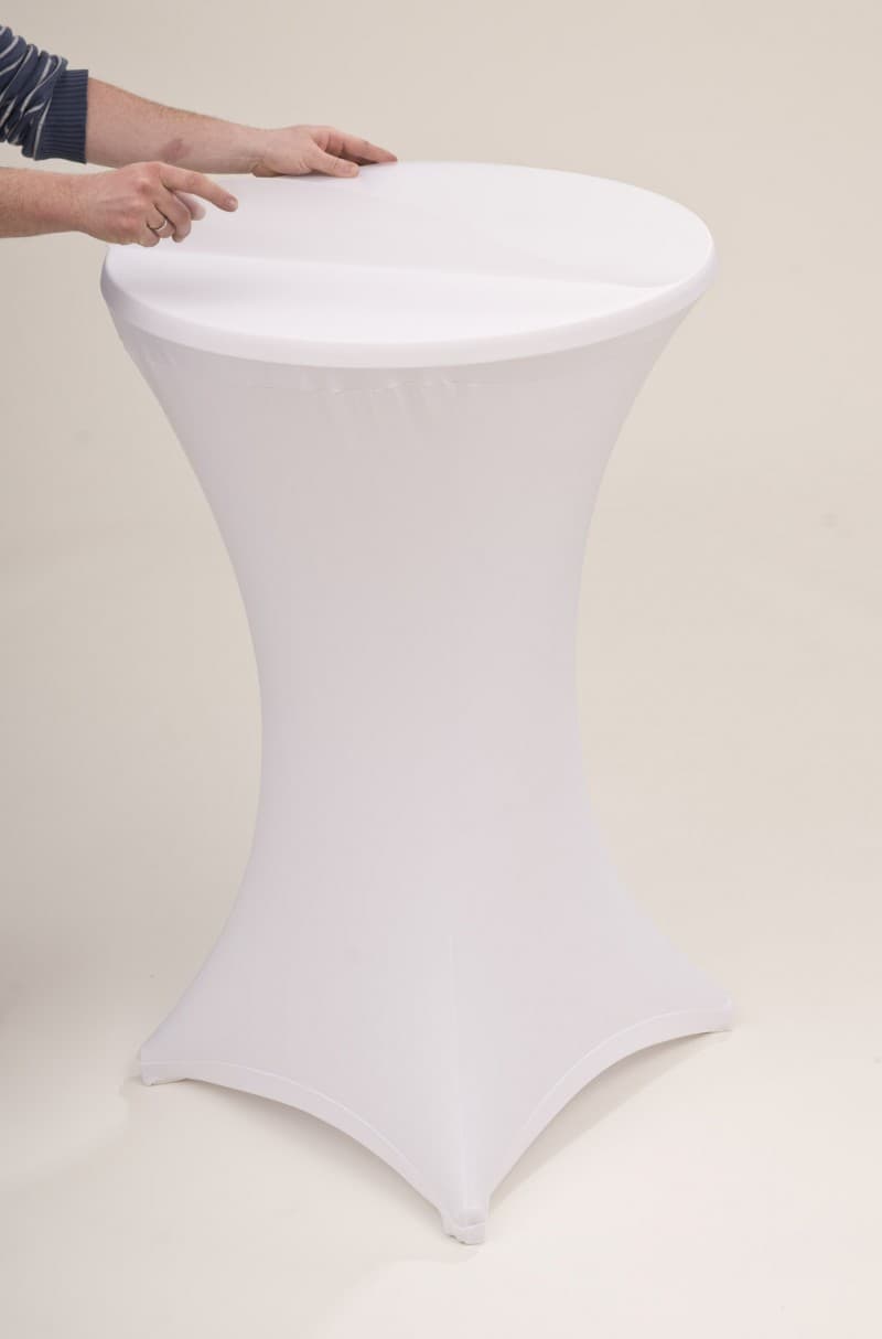 Stehtisch weiss 4 Fußsystem klappbar 70cm Bistrotisch – 5