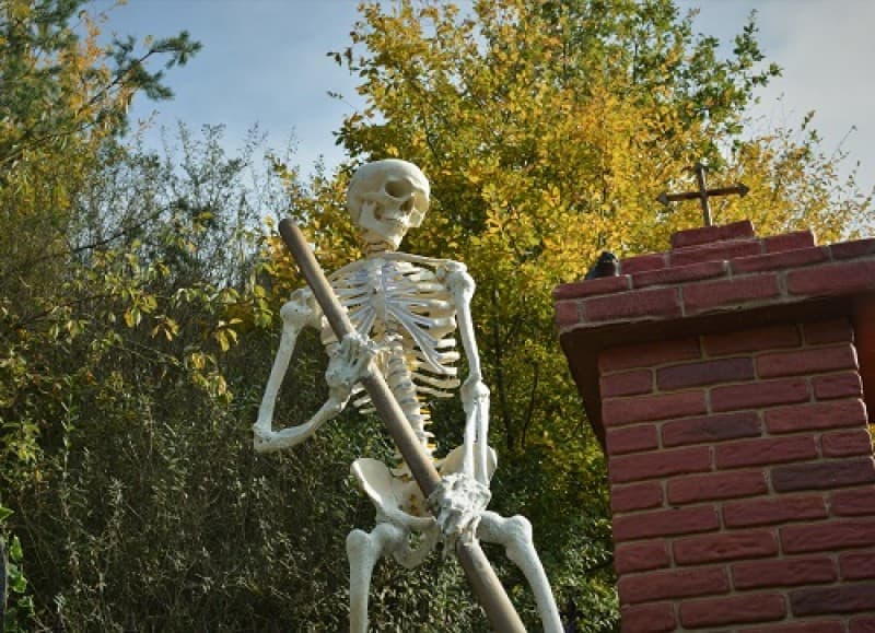 Halloween Skelett - grabendes Skelett, Halloween Dekoration – 2