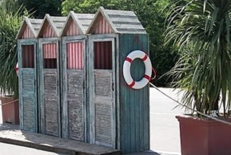 Badehäusschen - Strandkabine