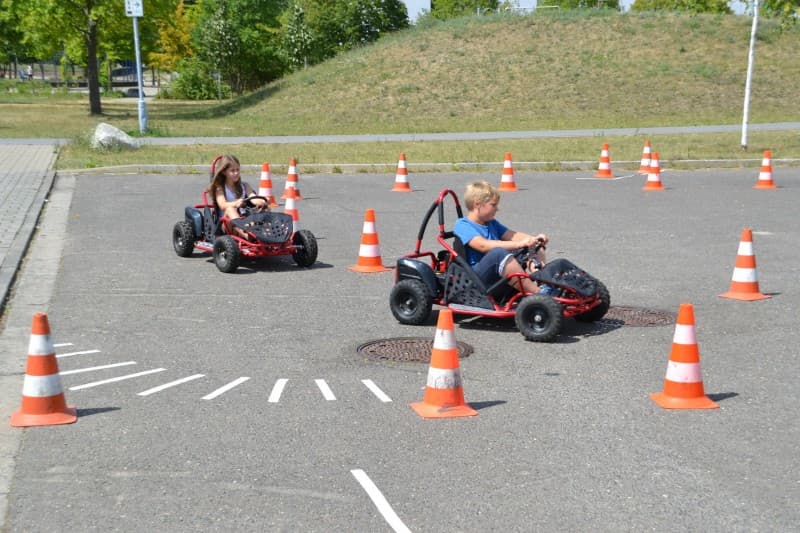 Kinder-Go-Karts, Buggys, Elektrofahrzeuge, Kinderquad, – 3