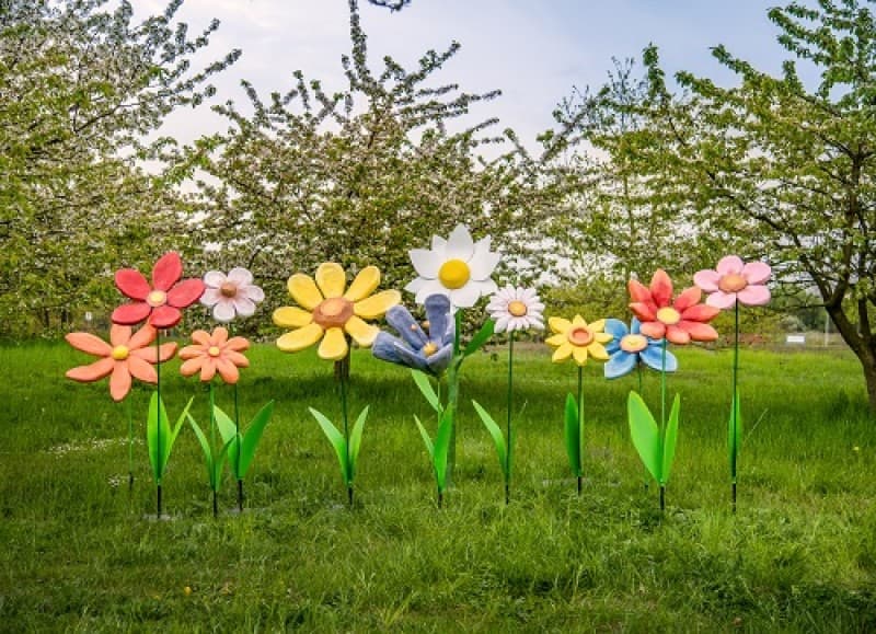 Leuchtende Blumen - Blumenwiese Riesen Blumen – 2