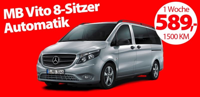 MB-Vito 8-Sitzer Bus (Automatik) schon ab 119,-€ /Tag in Berlin Zentrum - Ku-Damm / Zoo  – 5