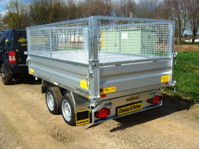 Dreiseitenkipper Kipper Hochlader 2700 kg gebremst E-Pumpe + Handpumpe 100 km/h 2670 x 1500 x 350 mm – 2
