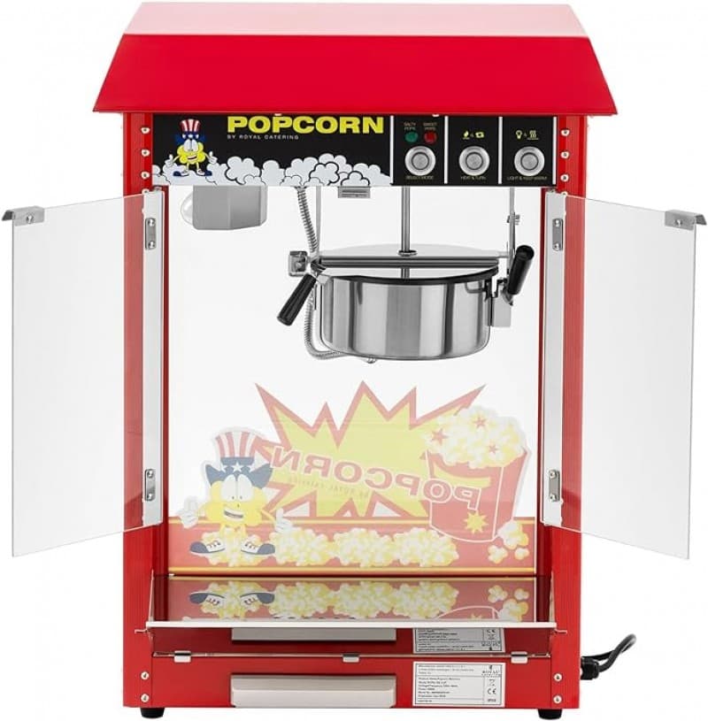 Gewerbliche Popcornmaschine Popcorn Maker Pop-Corn Automat mit Wagen – 2